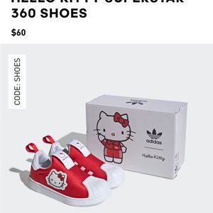 Adidas Hello Kitty Sneaker Collaboration size 2 and size 3 available